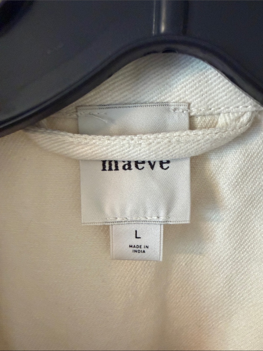 Anthropologie Maeve Collared Swing Jacket
Smocked Chore Coat Ivory Size Large - Picture 5 of 10